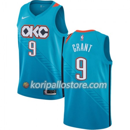 Oklahoma City Thunder Jerami Grant 9 2018-19 Nike City Edition Sininen Miesten Pelipaidat Swingman 
